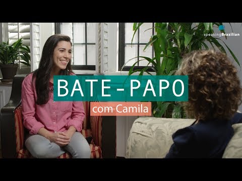 Learn Portuguese - "Bate-papo" about language learning with Camila Barcelos | Speaking Brazilian