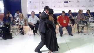 preview picture of video 'Stand Argentina - Tango Presentation 40th Tourism Fair of Americas ABAV 2012'