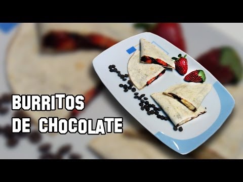 ✔ Recetas de Cocina | Como Hacer Tacos de Chocolate con Fresa o Plátano
