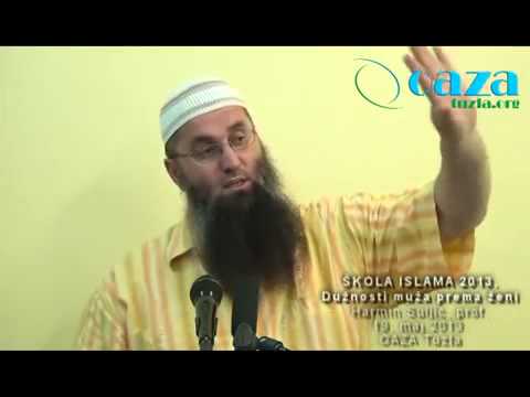 ŠKOLA ISLAMA - 2. čas - Dužnosti muža prema ženi - Harmin Suljić, prof.