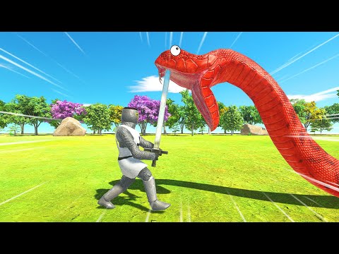RED Titanoboa VS ALL UNITS - Animal Revolt Battle Simulator
