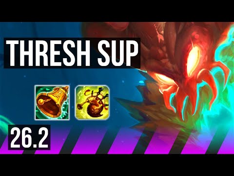 THRESH & Aphelios vs NAUTILUS & Anivia (SUP) | KR Grandmaster | 26.2