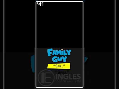 #41 (Family Guy "Spill") UNDERSTAND REAL ENGLISH - English Listening em inglês #shorts