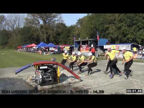 SDH Lhotky Sport v Babicích 1.10.2016 - 3.místo - 14,39