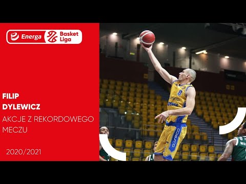 Najlepsze akcje Filipa Dylewicza z rekordowego meczu #EnergaBasketLiga #PLKPL