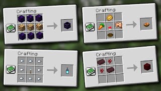10 MORE Crafting Recipes You Didn't Know About in Minecraft