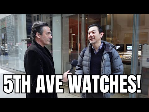 New Yorkers Reveal Their FAVORITE Watches on Fifth Ave!
