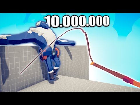 1.000.000 DAMAGE WHIP vs UNITS - TABS | Totally Accurate Battle Simulator 2024