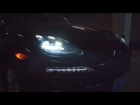 Matrix LED headlight assembly for porsche cayenne 2011-2017