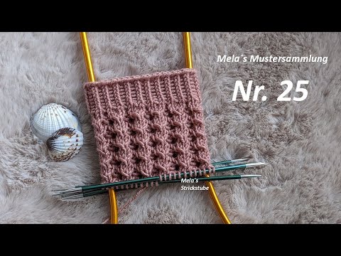 Sockenmuster Nr. 25 - Muster in Runden stricken /  knitting sock pattern