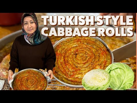 Turkish Style Cabbage Rolls - Easy One-Tray Oven Method!