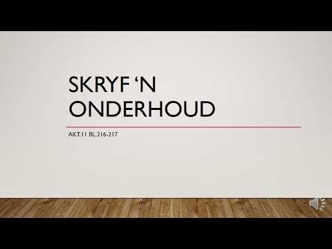 AFRIKAANS GRAAD 10: 27 Mei 2020 - periode 1 (27101)