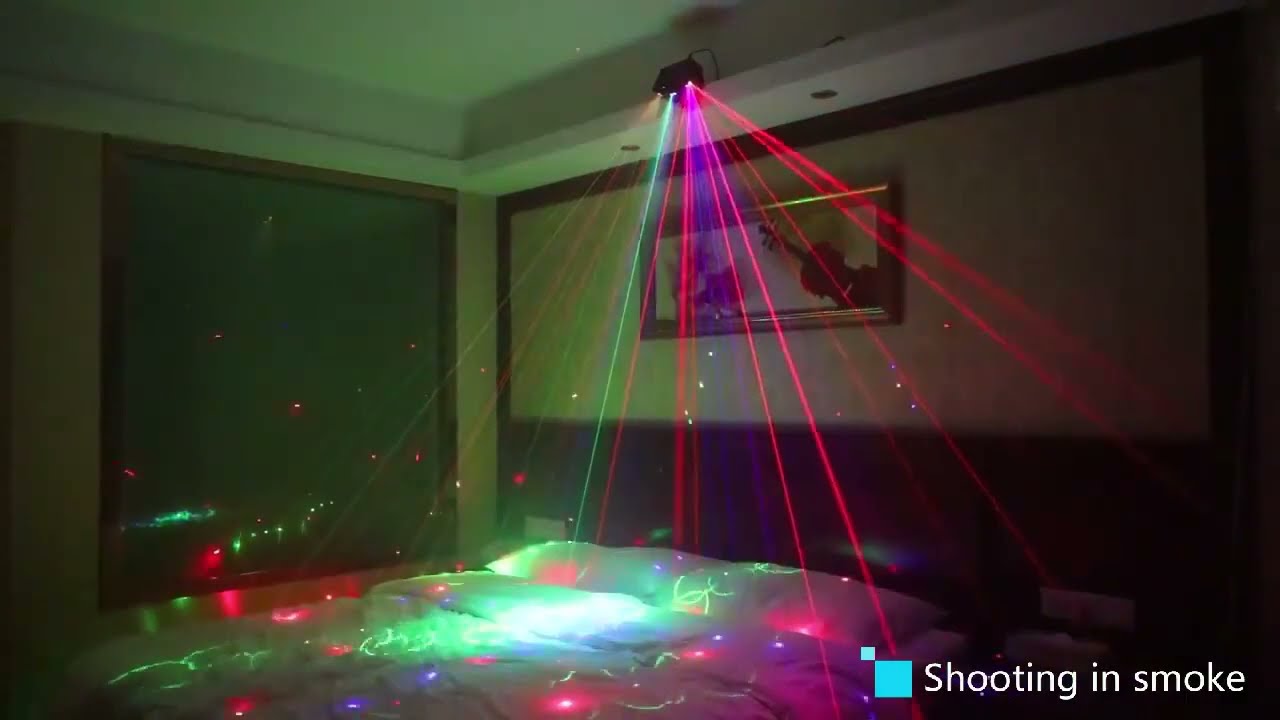 Jeux de Lumiere DJ, Lumière Disco avec Télécommande et Stroboscope