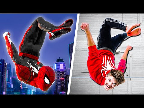 We Tried Marvel Stunts In Real Life! - Challenge
