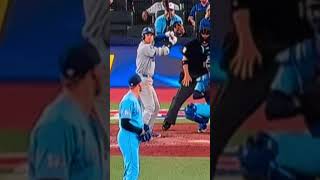 ブルージェイズ3戦目先発大谷翔平3-3迎えた9回大谷翔平vsクローザーホフマン自分で自分を援護して！と祈るファン一同🙏　 #shoheiohtani