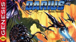 Darius: Extra Version - Genesis Port of Darius - Gameplay + Boss Rush