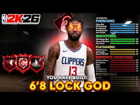 *NEW* BEST 6'8 LOCKDOWN DEFENDER BUILD - BEST LOCKDOWN BUILD IN NBA 2K26