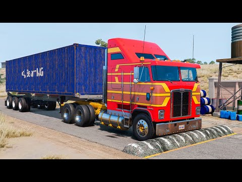 Trucks vs Speed Bumps #30 – BeamNG.Drive (LONG VIDEO)