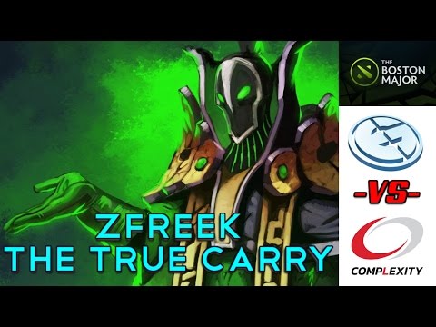 Zfreek-GOD plays Rubick vs EG #clutchplays | The Boston Major Group Stage