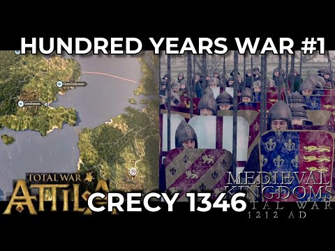 TOTAL WAR ATTILA | HISTORICAL BATTLE | THE BATTLE OF CRECY 1346