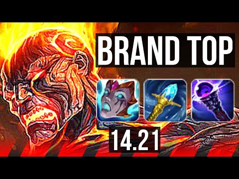 BRAND vs GALIO (TOP) | 6k comeback, 1000+ games | EUW Grandmaster | 14.21