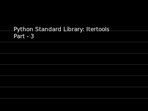 Python Programming Itertools Module 28hindi 3