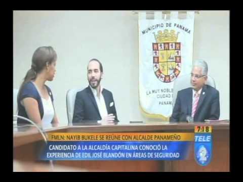 FMLN   Nayib Bukele se reúne con alcalde Panameño