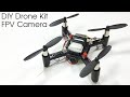 Mini RC Drone Quadcopter with FPV Camera Assembly and Test