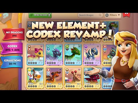 Dragon Mania Legends: New Element, Codex Revamp & Starfall