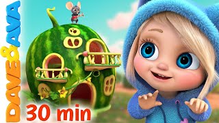 🐸  Down by the Bay  | Nursery Rhymes & Kids Songs | Baby Songs by Dave and Ava 🐸