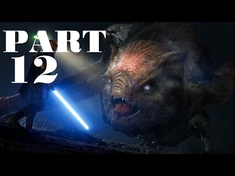 STAR WARS JEDI FALLEN ORDER Walkthrough Gameplay Part 12 - GORGARA BOSS FIGHT (FULL GAME - NO COM)