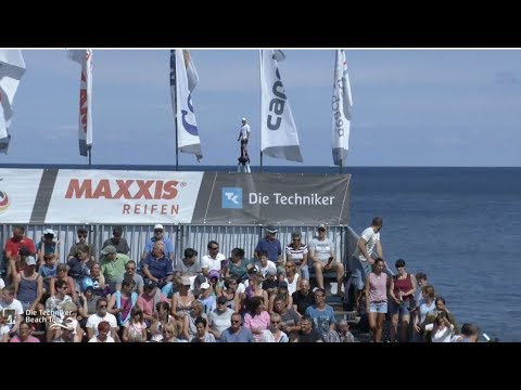 Mario´s Jetstrand mit dem Flyboard bei der Techniker Beach Tour in Zinnowitz