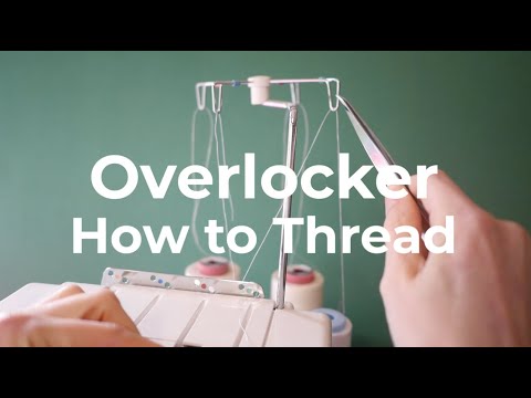 Overlocker Basics | UPDATED | Lesson 1 - How to thread up your Overlocker/Serger | SEW JESSALLI