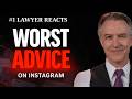 1 Divorce Lawyer Reacts Worst Advice On Social Media