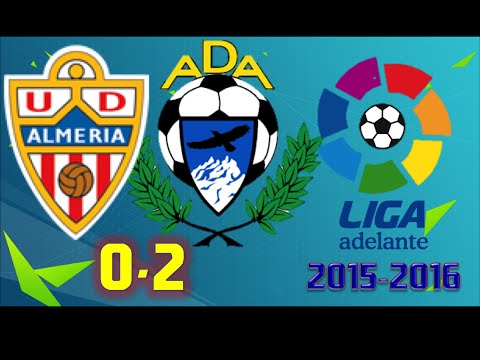 UD Almería 0-2 AD Alcorcón LIGA ADELANTE 2015/2016