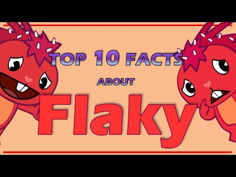 Top 10 Facts About FLAKY From Happy Tree Friends (Character review)