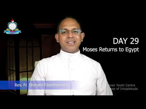 Day 29 l Moses Returns to Egypt I പുറപ്പാട് 4-5, ലേവ്യര്‍ 4,  സങ്കീര്‍ത്തനങ്ങള്‍ 46