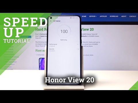 How to Speed Up HUAWEI Honor View 20 - Optimization Process