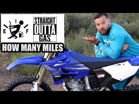 Yamaha YZ125X range test - How many miles on full tank??