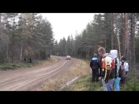 Oulujärvi ralli 2013 28.08.2013 Inc. 2 crash