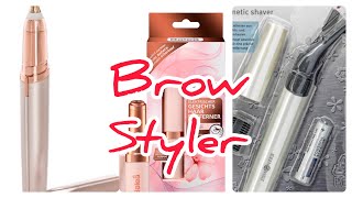 FLAWLESS BROWS | Augenbrauen Rasierer LIVE | BALEA / IDEENWELT / ROXY | beautyoverageAstrid