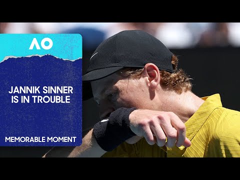 Jannik Sinner Loses the First Set! | Australian Open 2026