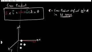 A Geometric Interpretation of the Cross Product