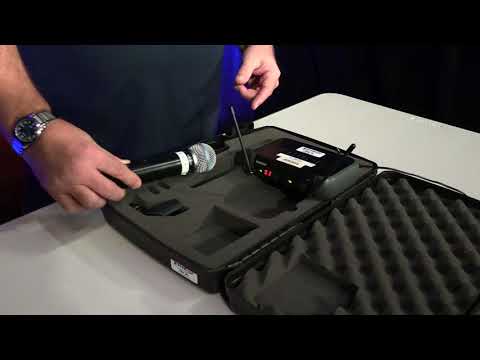 Shure PGX  wireless mic system - Setup and operation