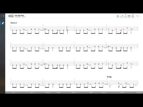 Skunk Anansie - My Ugly Boy (BASS TAB PLAY ALONG)