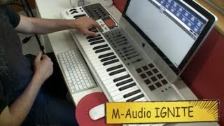 Video thumbnail for M-Audio Axiom Air 61/M-Track and Ignite by Air Review by David Wallimann