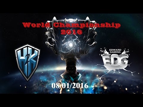 Highlight H2K vs EDG - World Championship 2016 (Match 33 Group C Day 6)