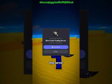 Best Blox Fruits Trade Discord Server!! #roblox #bloxfruits #fyp