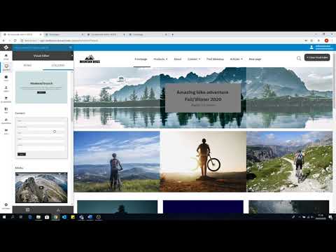 Dynamicweb Visual editor