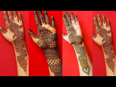 Very easy stylish mehndi design | mehndi design front hand I mehndi design I simple mehandi l mehndi